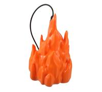 ULTECHNOVO LED Fake Flame Lamp Portable Flickering Fire Effect Light For Indoor Outdoor Atmosphere Bedroom Halloween Party Decor