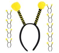 ULTECHNOVO Lot De 10 Bandeaux Antennes Et Oreilles En Forme De Tentacules D'Abeille - Accessoires De Cosplay Dorés Bandeaux Pour Cheveux En Forme D'Abeille Pour Femmes Et