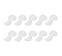 ULTECHNOVO Lot de 10 Boules de Mousse Blanches pour Décoration Créative, Matériau Écume Léger, pour Table et Maison, Activités de Coloriage et Loisirs Créatifs