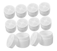 ULTECHNOVO Lot de 10 Flacons D'Aromathérapie Rechargeables pour Produits De Toilette Et Petits Diffuseurs pour Assainisseur d'air pour Salle De Bain en Plastique Blanc