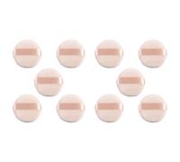 ULTECHNOVO Lot de 10 Houppettes à Poudre pour Femmes Texture Souple Outils d'Application de Maquillage Accessoires Cosmétiques Pratiques Maquillage Précis et Naturel