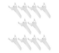 ULTECHNOVO Lot de 10 Pinces Volumisantes Blanches pour Cheveux Accessoire Léger et Compact pour Rehausser les Racines sans Traces Coiffure Maison et Frange Outil Professionnel pour Volume