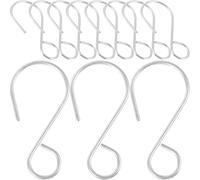 ULTECHNOVO Lot de 100 Crochets S en Acier Zingué Argenté pour Housse de Siège Auto, Fixation Stable et Polyvalente, Accessoire pour Coussin de Siège Voiture