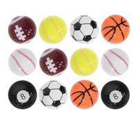 ULTECHNOVO Lot de 12 Set de Balles de Golf d'Entraînement Colorées en Résine Résistante Balle Compacte et Pratique pour Entraînement Intérieur et Extérieur Coffret Présent Sport Complet