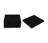 ULTECHNOVO Lot de 12 Set de Set de Filtres à Charbon Actif en Coton Noir, Absorbeurs D'odeurs, Découpables pour Litière de Chat Cuisine, Recharge Pratique