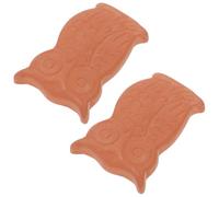 ULTECHNOVO Lot de 2 Absorbeurs d'Humidité en Terre Cuite Forme Hibou Réutilisables pour Sucre et Ingrédients 2 Pièces pour Rangement la Cuisine et Conservation Garde-Manger
