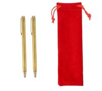 ULTECHNOVO Lot De 2 Baguettes De Sourcier En Cuivre Rétractables De Stylo, Compactes Et Légères, Pour Radiesthésie Et Divination, Adaptées à La Recherche D’eau Et D’énergies, Pour Usage Mobile