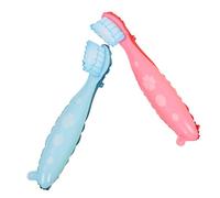 ULTECHNOVO Lot De 2 Ballons De Brosse à Dents De Brosse à Dents Mignon Décoration De Fête Pour Tout-petits Couleurs Rose Et Bleu Accessoire De Fête Pour Apprendre à Prendre Soin