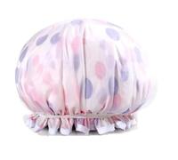 ULTECHNOVO Lot de 2 Bonnets de Imperméables pour Femme en Satin et Eva Design Double Couche, Différentes Couleurs Disponibles