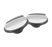 ULTECHNOVO Lot De 2 Boutons De Rechange Pour Sèche-Linge Bouton De Commande Pour Machine À Laver Bouton De Commande Pour Appareil Bouton De Sèche-Linge Bouton De Lave-Linge Gris Abs