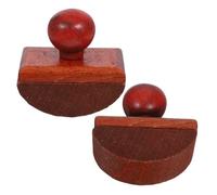 ULTECHNOVO Lot de 2 Buvards à Bascule en Bois Naturel, Absorbant L'encre, Séchage Rapide, Outil de Bureau Polyvalent pour Calligraphie et Écriture, Accessoire Pratique pour Usage Scolaire