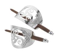 ULTECHNOVO Lot de 2 Épingles à Cheveux Vintage Chinoises 12 Cm en Métal Creux Chignon pour Femme Coiffure Ethnique Accessoires Cheveux Décoratifs pour Cérémonie et Usage Quotidien