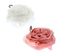 ULTECHNOVO Lot de 2 Éponges Maille Forme Fleur en Pe, Pouf de Bain Exfoliant, Expérience Confortable et Facile à Suspendre Usage Quotidien