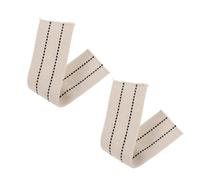 ULTECHNOVO Lot de 2 Mèches Plates en Coton pour Lampe à Huile 22 Cm X 5 Cm, Mèche de Rechange Absorbante pour Lampe à Pétrole, Combustion Stable, Usage Camping et Éclairage Extérieur