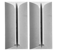 ULTECHNOVO Lot de 2 Pinces de Séparation D'écran de Bureau Réglables en Plastique Clips de Support pour Panneau D'intimité en Verre Socle Stable pour Cloison de Bureau Pratique et Mobile