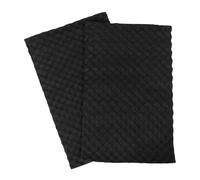 ULTECHNOVO Lot de 2 Tapis Isolants pour Voiture 50 X 80 Cm en Mousse Noire, Coussin D'isolation Phonique pour Portes et Capot, du Bruit et Insonorisation Automobile Solide