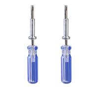 ULTECHNOVO Lot de 2 terminateurs de verrouillage de câble 7 outils de plomberie Catv Terminator 17,8 cm Outils de câble TV Boîte à outils Terminal de télévision filaire Bleu 17,8 cm