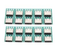 ULTECHNOVO Lot de 20 Cartes Connecteurs USB C Femelle PCB en Alliage de Zinc Répartiteur USB C Fiable et Plug-and-Play pour Câbles de Données