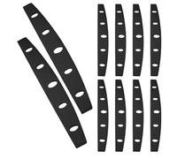 ULTECHNOVO Lot de 20 Protège-lames Incurvés 30 Cm en Plastique Robuste, Étuis de Protection Universels pour Couteaux Cuisine Demi-lune, Accessoires Sûrs pour Rangement et Transport Cuisine,