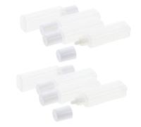 ULTECHNOVO Lot de 25 Bouteilles en Plastique Mini 30 Ml Étanches pour Solution D'entretien Lentilles de Contact, Accessoires de Voyage Compacts et Légers pour Soins Oculaires