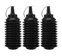 ULTECHNOVO Lot de 3 Bouteilles Pliables 600 ML en Polypropylène, Récipients Étanches pour Perles de Jeu, Accessoires Légers et Portables pour Activités de Plein Air et Loisirs Sportifs