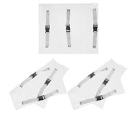 ULTECHNOVO Lot de 3 Coussinets de Protection Transparents Antidérapants pour Pieds de Fauteuil, Accessoires Solide pour Mobilier de Salle de Soins, Housses Résistantes la Pression, Usage