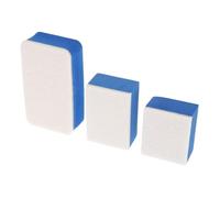 ULTECHNOVO Lot De 3 Éponges Nettoyantes pour Pare-Brise Auto, Décapant Film Huileux, Usage Sec Et Humide, Mousse Rouge, Entretien Voiture, Nettoyage Vitres Voiture, Accessoires Universels