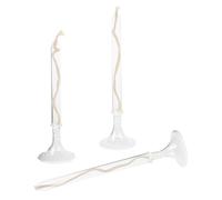 ULTECHNOVO Lot de 3 Lampes à Huile en Verre Transparentes Lampes à Pétrole Vintage pour Décoration Intérieur Chandeliers pour Fête et Mariage de Bureau Style Nordique 1 Ensemble 3 Pièces