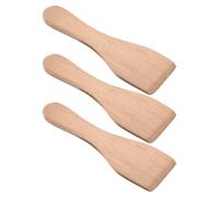 ULTECHNOVO Lot de 3 Spatules à Pizza en Bois Multifonctions, Racloir à Beurre Cuisine, Spatule Pâtisserie Légère et Ergonomique pour Préparation de Desserts et Cuisson Maison