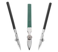 ULTECHNOVO Lot de 3 Stylos à Tracer à Pointe Fine Réglable, Stylo à Masquage Aquarelle Bec de Canard, Couleurs Vert et Noir, pour Dessin Technique, Croquis et Travaux Artistiques