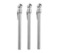 ULTECHNOVO Lot de 3 Stylos Manomètres de Pression des Pneus en Acier Inoxydable, Manomètre Pratique pour Voiture, Lecture Rapide et Précise, Outil de Contrôle de Pression Automobile