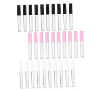 ULTECHNOVO Lot de 30 Tubes de Gloss à Lèvres Ronds 2,5 Ml en As et Abs, Design Mini et Compact, Léger et Anti-fuite, Voyage Shopping