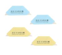 ULTECHNOVO Lot de 4 Gommes Mie Résidu, Gomme à Dessin Multi-angles, Petite Taille, Souple et Précise, Outils de Dessin D'esquisse pour Artistes et Étudiants - Bleu et Jaune, Fourniture