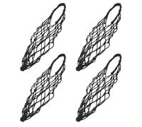 ULTECHNOVO Lot de 4 Manchons Réutilisables Tissés la Main pour Tasse Isotherme Noir, Manchons de Protection pour Gobelets et Bouteilles d'eau, Adaptés au Camping, Pique-niques et Sport