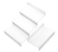 ULTECHNOVO Lot de 4 Organisateurs à Épices Empilables en Acrylique Transparent Insert Extensible pour Tiroirs Cuisine 23 X 12 X 3,5 CM Rangement pour Pots d'Assaisonnements Usage Cuisine