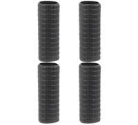 ULTECHNOVO Lot de 4 Protège-archets en Caoutchouc pour Violon et Contrebasse, Accessoires de Réparation, Poignée D'archet Antidérapante, Pièces de Rechange Solide pour Archets D'orchestre,