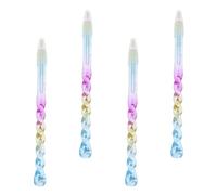 ULTECHNOVO Lot de 4 Stylos à Pointiller pour Nail Art en Plastique Abs Léger, Réutilisables Large Gamme D'applications pour Manucure et Décoration D'ongles