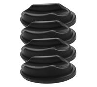 ULTECHNOVO Lot de 4 Tapis Rehausseurs de Roue en Plastique pour Vélo d'Intérieur Compatible Vélos Route et Montagne Support Stable pour Entraînement Stationnaire Accessoire Léger et