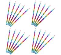 ULTECHNOVO Lot de 50 Crayons Hb en Bois Rond avec Gomme Intégrée Crayons pour École et Dessin Mines Graphite Lisses pour Élèves et Fournitures Scolaires pour Prise de Notes et Corrections