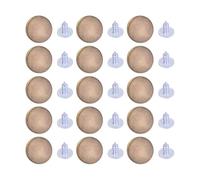ULTECHNOVO Lot de 50 Set de Set de Boutons de Jeans en Métal 17mm Robustes à Coudre pour Pantalons et Bretelles, Facile à Trouver, pour Usage en Magasin Domicile