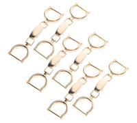 ULTECHNOVO Lot de 6 Boucles de Chaîne en Alliage 82 CM Boucle de Réglage de Taille Métallique pour Ceintures Vêtements Chaussures et Projets DIY Connecteur Robuste et Ajustable pour