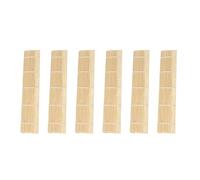 ULTECHNOVO Lot de 6 Tapis à Sushis en Bambou Naturel Rideaux D’ustensiles Cuisine pour Préparation Maison Outil Fabrication Sushis Faits Maison Surface Lisse Facile à Nettoyer Compact