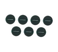ULTECHNOVO Lot de 7 Houpettes à Poudre Visage Rondes Vertes, Utilisables Sèches ou Humides, Éponge à Maquillage Non Latex, Accessoire Cosmétique pour Maquillage Précis et Peau Mixte