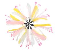 ULTECHNOVO Lot de 8 Baguettes à Chat Interactives en Plumage Grelots Jouets Attachables et Interchangeables pour Chats pour Arbres et Chaises