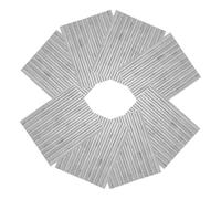 ULTECHNOVO Lot de 8 Tuiles Miniatures de Toiture 1/35 pour Maquettes, Décorations de Maison Miniature, en Plastique Résistant, Couleur Acier Ondulé, pour Dioramas et Modélisme Architectural