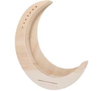 ULTECHNOVO Lyre en Bois à 7 Cordes Forme Lune, Harpe Portative pour Débutants, Instrument de Musique à Cordes, Ensemble DIY Personnalisable, Harpe pour Adultes, pour Apprentissage et
