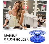 ULTECHNOVO Makeup Brush Holder Organizer With Multiple Compartments For Easy Access Versatile Pen And Art Supply Storage Sleek Modern Design For Vanity And Desk