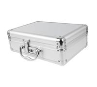 ULTECHNOVO Mallette de Rangement Aluminium Robuste avec Serrure à Code Boîte à Outils Portable pour Électriciens Valise de Transport Multifonction pour Petits Outils et Accessoires