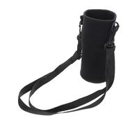 ULTECHNOVO Manchon Isotherme en Néoprène 420ml Noir Léger et Résistant aux Rayures pour Bouteille d'eau, Facile à Transporter et Suspendre en Usage Extérieur