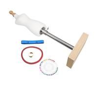 ULTECHNOVO Mannequin de Couture Femme 1/4 Taille en Coton Blanc Base en Bois Support de Robe pour Modélisme et Design de Vêtements Poupée Mannequin D’Exposition Décoratif